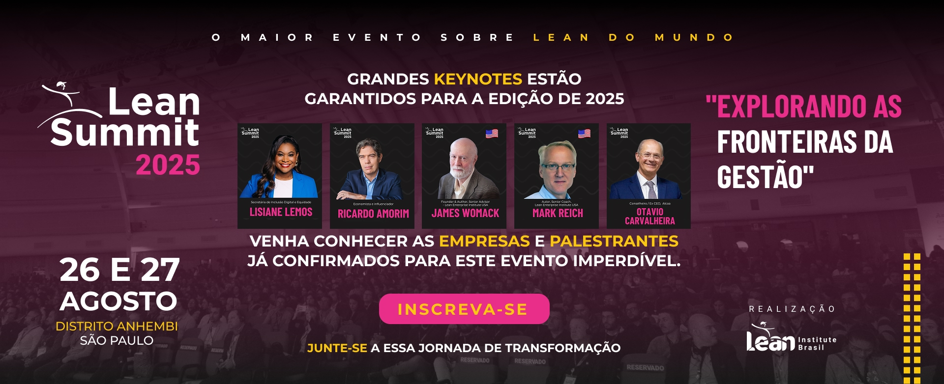 Lean Summit 2025 - Explorando as Fronteiras da Gestão